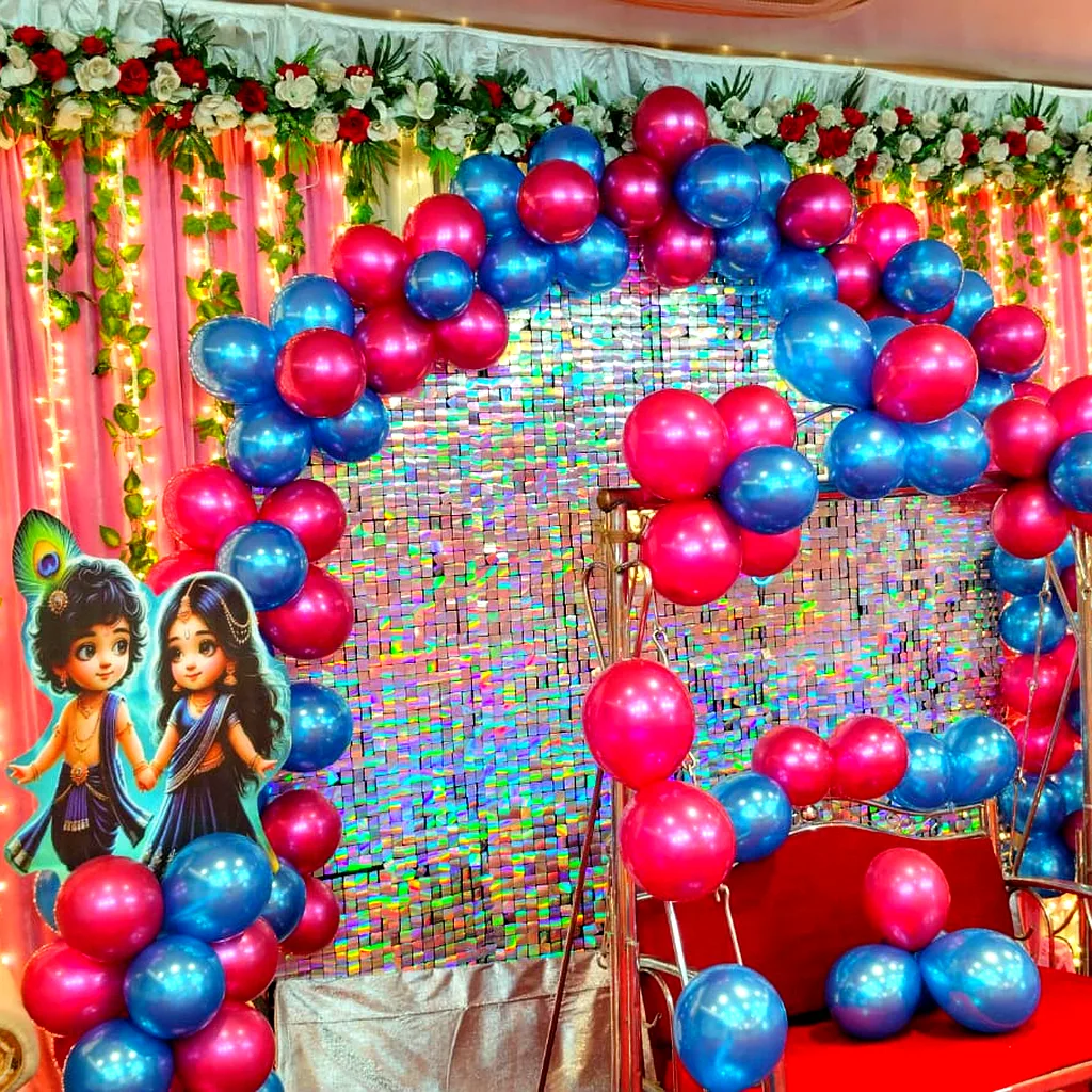 Milan Palace Floral Cradle Backdrop