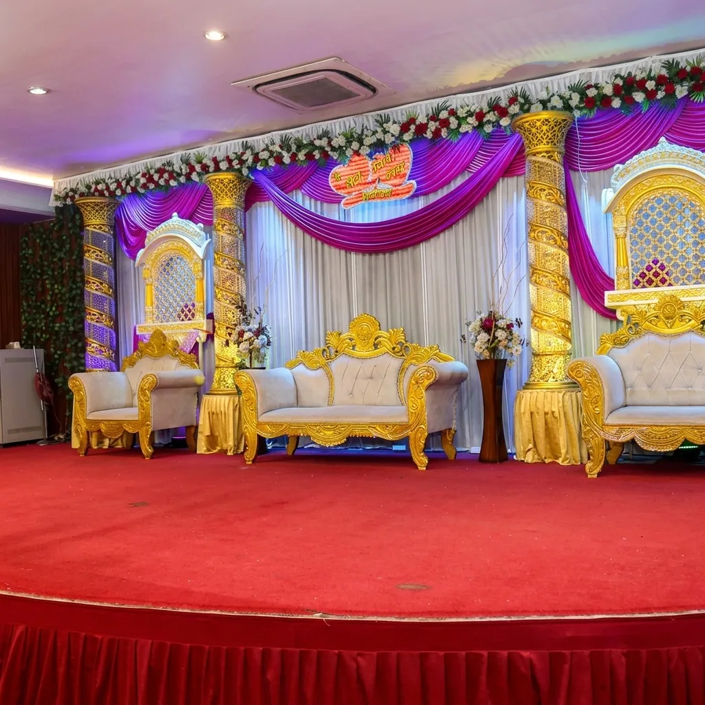 Milan Palace Traditional Mandap Stage